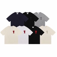 AMI Embroidered New Short Sleeve T-shirt