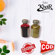 Sepaket 2 pcs tinta jafaron merah tinta tulis warna mas