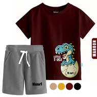 Boys' Clothing Sets Boys' T-Shirt Sets 1 2 3 4 5 6 7 8 9 10 11 12 Years Maroon T-Rex
