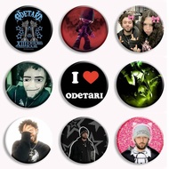 Rapper O-Odetari Vintage Soft Button Pin Classic Singer Brooch Badge Bag Accessories Decor Fans Coll