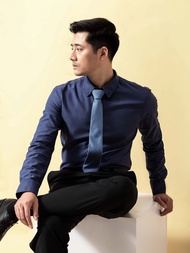 [CHỈ 20H 8-11.9 TẶNG QUẦN SHORT]Áo sơ mi dài tay Premium Dobby 100% cotton chống nhăn kháng khuẩn - 