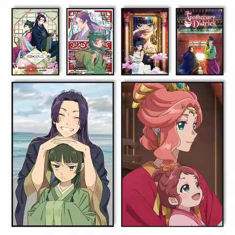 Diamond Art Painting Kit The Apothecary Diaries Anime Poster Design Style for Living Room Bedroom Ba