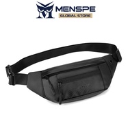 MENSPE Men's Versatile Fashion Sports Waist Bag Outdoor Cycling Chest Bag Waterproof Bag Lightweight