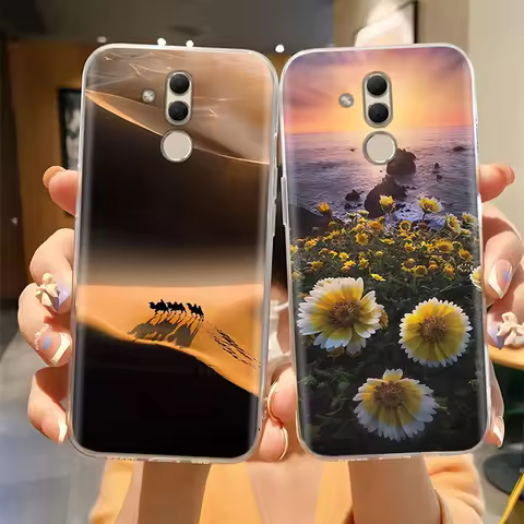 For Huawei Mate 20 Lite Case SNE-LX1 Soft Phone Back Cover for Huawei Mate 20 Pro Cases mate20 Silic