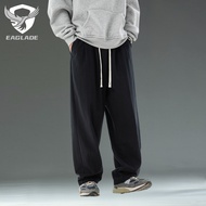 EAGLADE Tactical Cargo Baggy Loose Pants for Men K2148 in Black B02