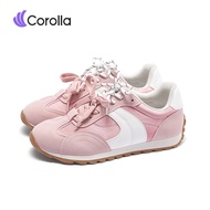 【11.1ใหม่】Corolla Duo-Block Shoes รองเท้าแฟชั่น รองเท้าผ้าใบผู้หญิง พื้นุ่มใส่สบายและกันลื่น มีให้เล