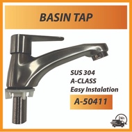 [SUS 304]  Basin Tap Stainless Steel Bathroom A-50411