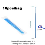 Inoculation Loop Laboratorium/10Pcs Inoculation Loops/Ose 10ul Disposable/Ose Steril
