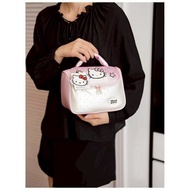 Kitty Cosmetic Bag Size 22 12 17 cm Double Zipper Smooth There Is A Separate Mesh Channel. Add Makeu