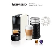 Nespresso Essenza Mini Coffee Machine White Bundle with Aeroccino milk frother / Coffee Maker / Automated Coffee Capsule Machine Nespresso (A3KC30-ME-WHNE2)