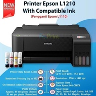 Printer Epson L1210 Pengganti Dari L1110 New Baru Garansi Resmi