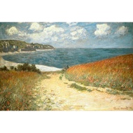 Path Through The Corn at Pourville Claude Monet Impressionist Art Posters Claude Monet Prints Nature