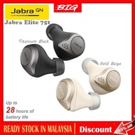 Jabra Elite 75t True Wireless Earbuds Bluetooth - Passive noise-cancellation