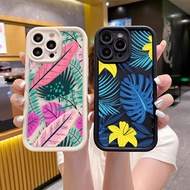 Tropical Vegetation Flowers Leaves Cover Phone Case For Samsung Galaxy F06 S20 S21 S22 S23 S24 FE S2