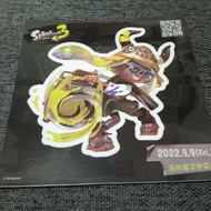 Splatoon 3 Promotional Character Sticker – Sloshing Machine Inkling (New)