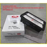 APM AIR FILTER AA-10303 (17220-5R0) MODEL: CITY T9A HYBRID CITY GN2/TOO JAZZ T5A HYBRID WRV 24- HRV 