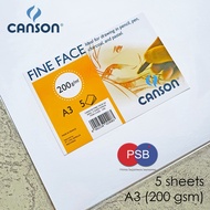 Canson Fine Face A3 (200 gsm) / Sketch Paper / Drawing Paper