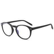 JN IMPRESSION Anti-Blue Light Reading Glasses Retro Round Frame High-Quality Presbyopic Glasses +1.0