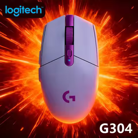 Logitech G304 Gaming Mouse, LIGHTSPEED Wireless, HERO 12K Sensor, 12000 DPI, 250hrs Battery, PC/Mac 