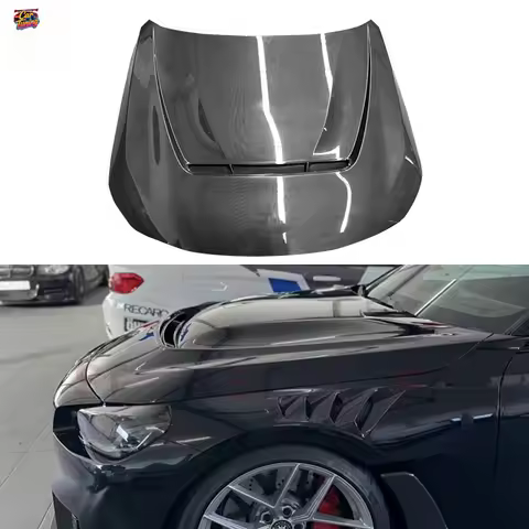 Suitable for BMW M2 G87 dry carbon fiber hood N-style engine modification car front cover body kit