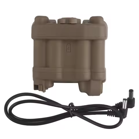 Tactical Decoration Simulation Dummy AN/PVS31 Battery Box Model with Magic Fastener Mounted on FAST 