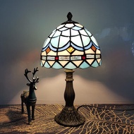 20CM Tiffany Table Lamp Alloy Base Bedroom Bedside Lamp Creative Fashion Retro Table Lamps