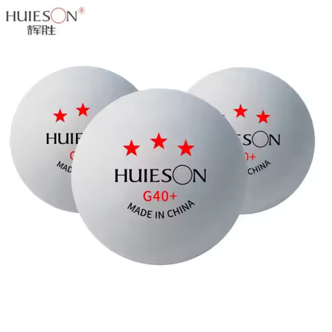 Huieson 3 Star Table Tennis Training Balls G40+ White Orange ABS Ping Pong Balls for Table Tennis Cl