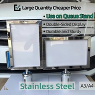 Queue Stand Display Frame A4 A3 signage frame Queue Up(Q-UP) Stand Display Board Sign Frame Protocol