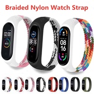 Nylon Braided Solo Loop Strap for Xiaomi Mi Band 7/6/5 Bracelet Wristband for Xiaomi Mi Band 7