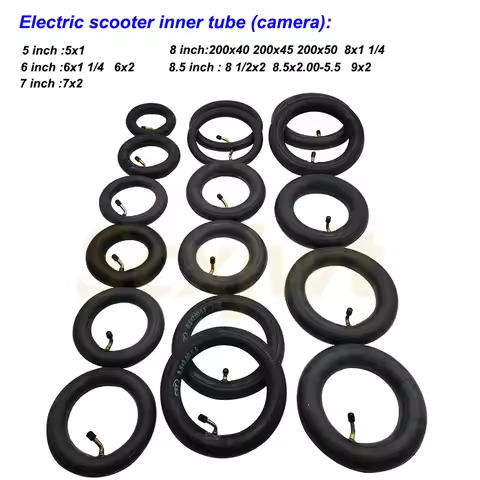5x1 6x2 6x1 1/4 Butyl Inner Tube 7x2 8 1/2x2 8.5x2.00-5.5 Inner Tyre for Electric Scooter WheelChair