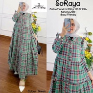 [✅Ready Stock] Soraya Midi Pakaian Baju Long Dress Dres Gamis Syari