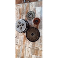 rumah kopling set otomatis kampas ganda jupiter z burhan original