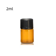 perfume atomiser perfume bottle Hot Sale Mini Sample Bottle 2 ml Tea Glass Empty Bottle Essential Oi