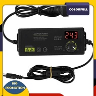 [Colorfull.sg] 3-36V 60W Power Adapter Adjustable Voltage LED Display Power Supply EU Plug
