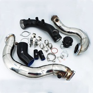 N54 3.0T E82 E88 E90 E92 E8X E9X 135i 335i Intake Turbo charge pipe Cooling kit + 50mm BOV +3'' Catl