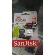 64GB SD Card_100 Mb/s sanDisk Class 10 Speed_SD Reader