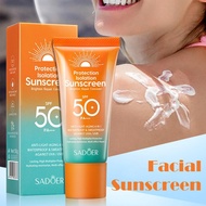 Sadoer Isolation Sunscreen Anti Uv Sunscreen Waterproof Sunscreen Sweatproof 50g Refreshing F4b2