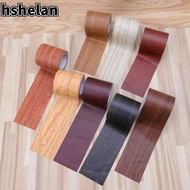 HSHELAN 5M/Roll Duct Tape, Wood Grain Realistic Floor Repair Sticker, High Quality Self-adhesive Waterproof Skirting Line Home Decoration