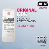 K11Z1 Original KDK Ceiling Fan Remote Control 3 SPEEDS Panasonic CEILING FAN REMOTE CONTROL