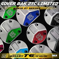 COVER BAK COVER ENGINE 2TONE SILVER BY 2TC FACTORY PNP NINJA RR SS RM BASIC SILVER