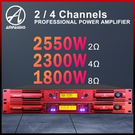 AmpAudio Power Amplifier 1800W 2/4channel - DP2.18/ DP4.18