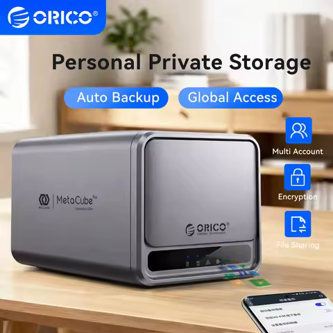 ORICO TS200 SATA 3.0 NAS 2 Bay HDD/SSD Enclosure House Personal Private Storage Cloud Serve Smart Au