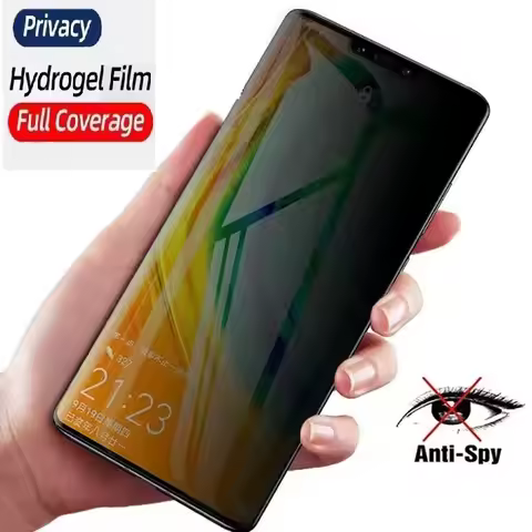 Privacy Hydrogel Film For Huawei nova 9 nova 8 nova 8 lnternational P50 Pro Kirin 9000 P50 Pro SD888