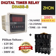 DIGITAL TIMER RELAY DH48S-S 12VDC 24VDC 380VAC