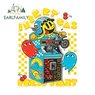 EARLFAMILY Arcade Racing Game Car Stickers Sunscreen Water Bottle Aquaflask Rear Windshield Scooter 