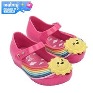 【READY STOCK】Melissa Girls Sandals Rainbow Jelly Shoes Children Sandals Breathable Non-Slippery Beach Shoes