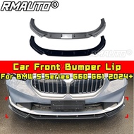 For BMW 5 Series G60 G612024+ Car Front Bumper Lip Splitter Diffuser Spoiler For BMW 5 Series G60 G6