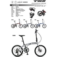 Folding Bike 20Inch 20-25 Alloy TRS TOPAZ 8Speeds