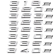 3D ABS Car Rear Trunk Letters Logo Badge Emblem Sticker For BMW 3 series 316e 318e 320e 323e 325e 32