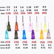 12kinds Dispensing Tips Liquid Dispenser Syringe Needles Tips 16GA,18GA,21GA,22GA,23GA,24GA,25GA Gau